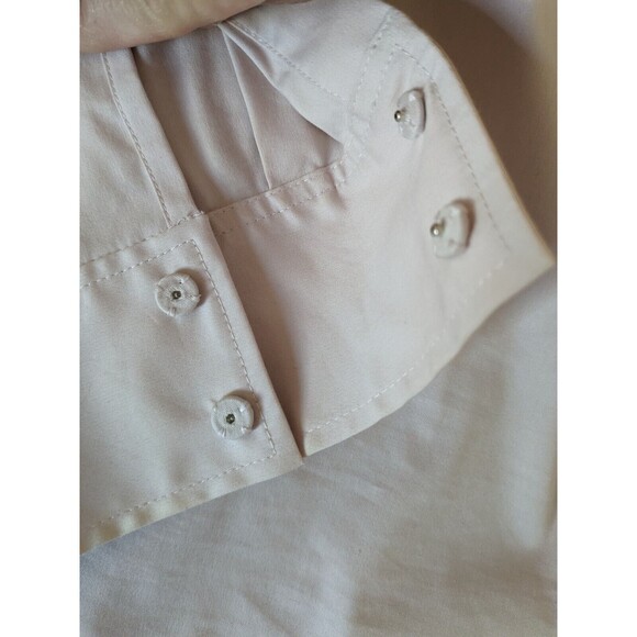 ELIE TAHARI Women's Baby Pink, 3/4 sleeve blouse, Hook & Eye Closure Size Medium - Picture 4 of 8
